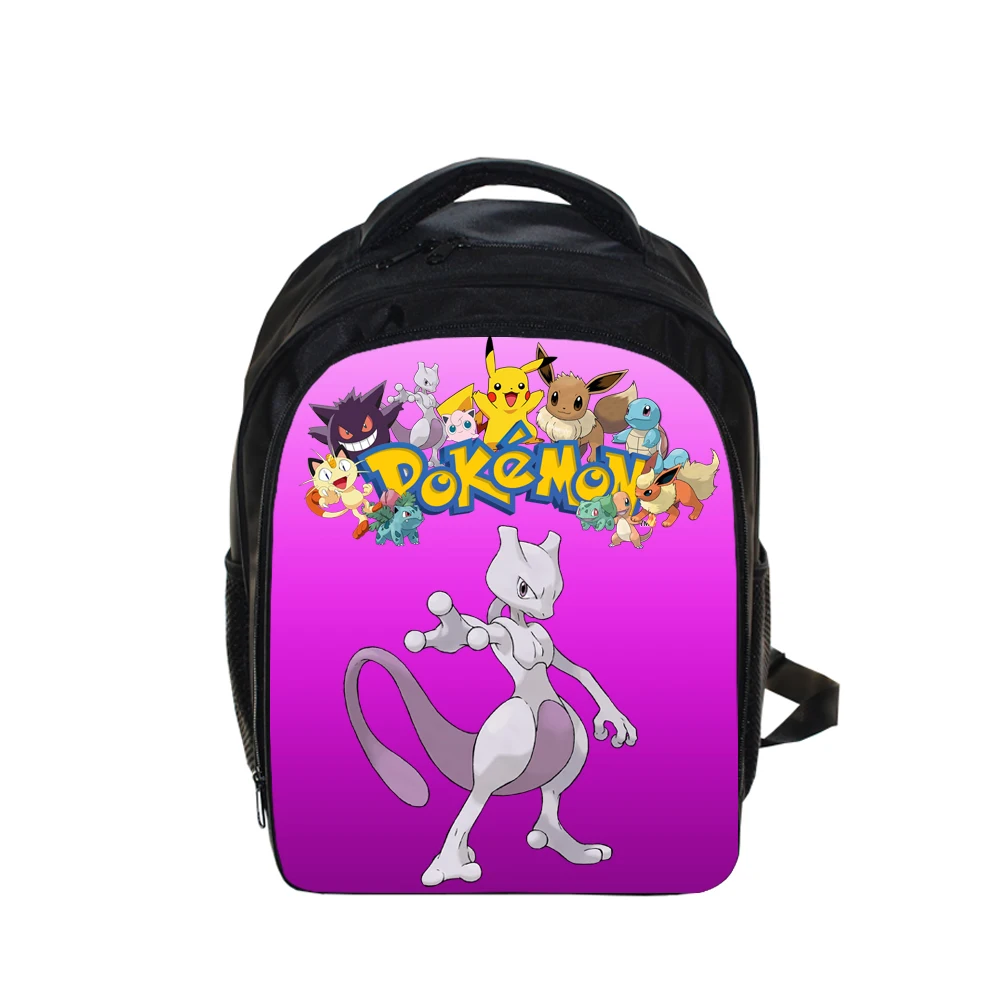 Keren Anime Jepang Pokemon Mewtwo Ransel Anak Tas Sekolah Tas Kartun