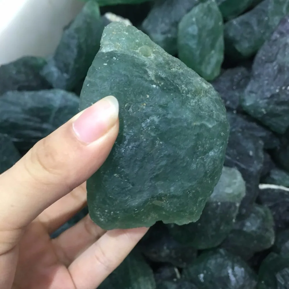 1 шт., большой размер, натуральный сырой зеленый флюорит, необработанный камень, натуральные кристаллы кварца, минеральный энергетический камень для исцеления