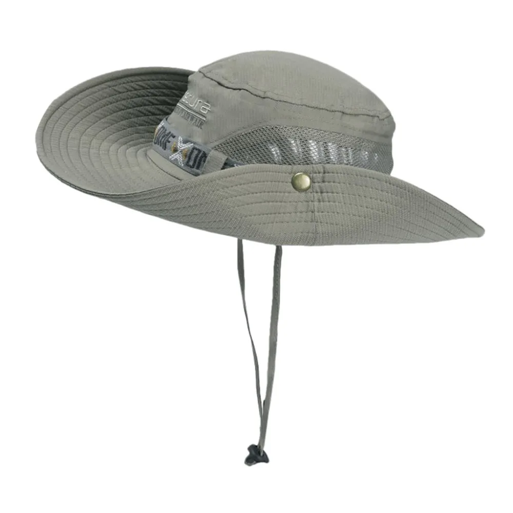 Солнцезащитная шляпа ведро Летняя мужская и женская рыболовная шляпа солнцезащитная Кепка с защитой от ультрафиолета Длинные Большие