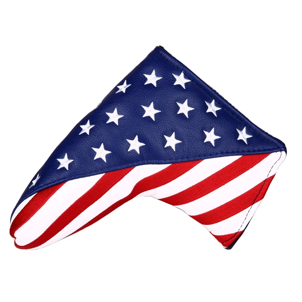 1 шт. USA Starts and Stripes Golf Putter Head Cover Blade чехлы с магнитной застежкой|Клюшки для гольфа| |