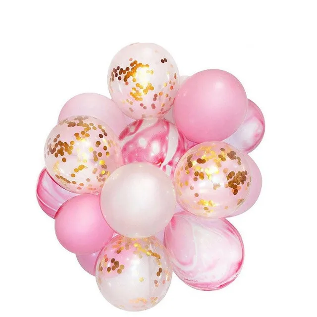12 ''20 шт синий розовый черный конфетти воздушные шары прозрачные латексные шары, гелий для дня рождения, свадьбы украшения вечерние мраморные балы
