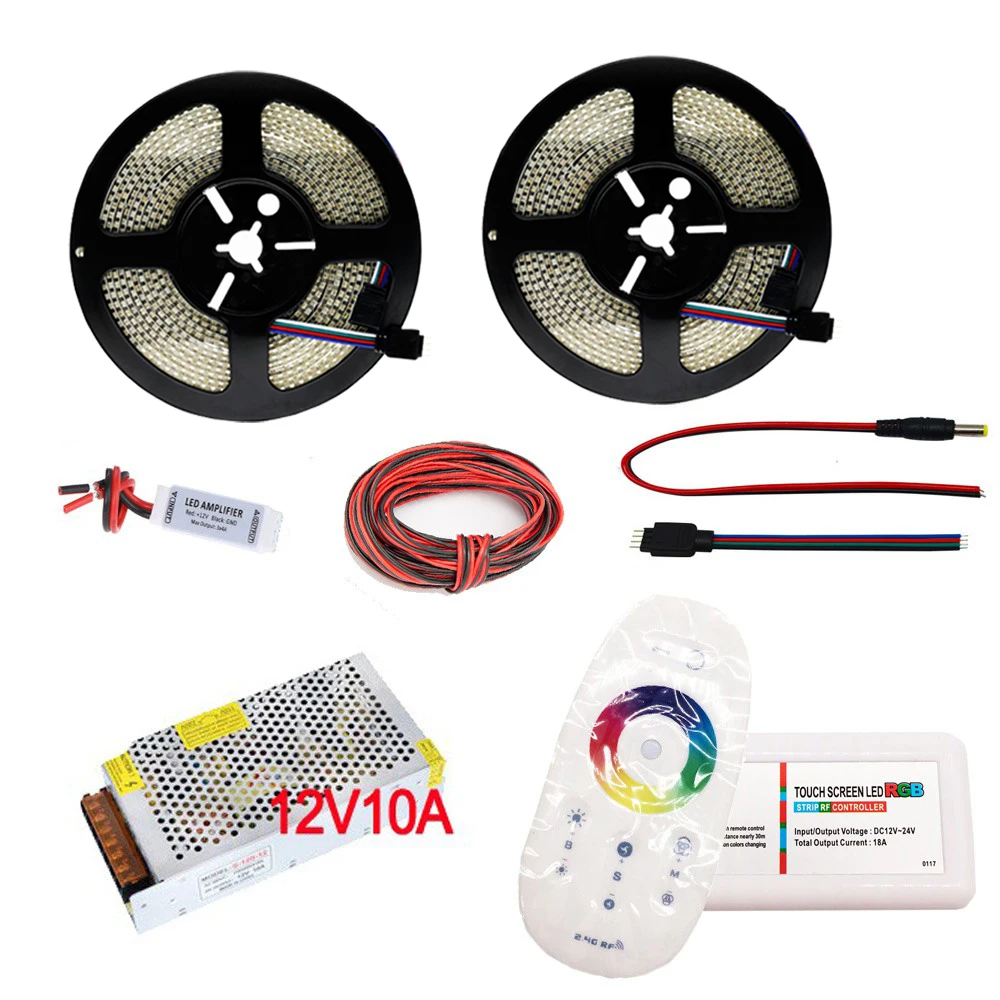 5 20M3528/2835 DC12V 234 LED/m RGB Светодиодная лента гибкий свет неоновая полоса + 2 4G