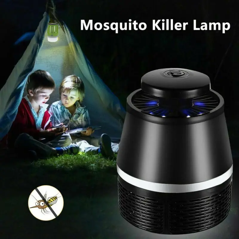 

5V USB Mosquito Killer Lamp Insect Fly Bug Zapper Trap Pest LED Control UV Light