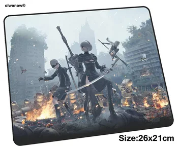 

NieR mousepad 26x21cm gaming mouse pad big gamer mat Boy Gift game computer desk padmouse keyboard anime play mats