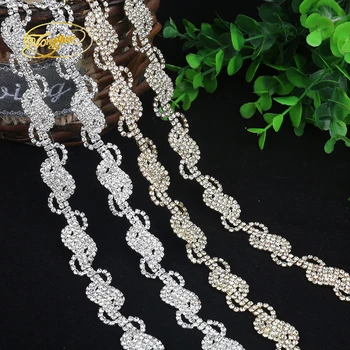 

1 Yd S-shaped Zirconium Alloy Basic Clothing Adornment Ornament Pruning DIY Sewing Applique Adornment