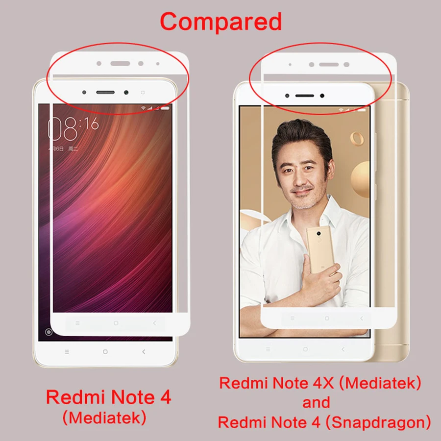 Mocolo полное покрытие Redmi Note 4X закаленное стекло Защита для Xiaomi 4 Hongmi 4x Стекло