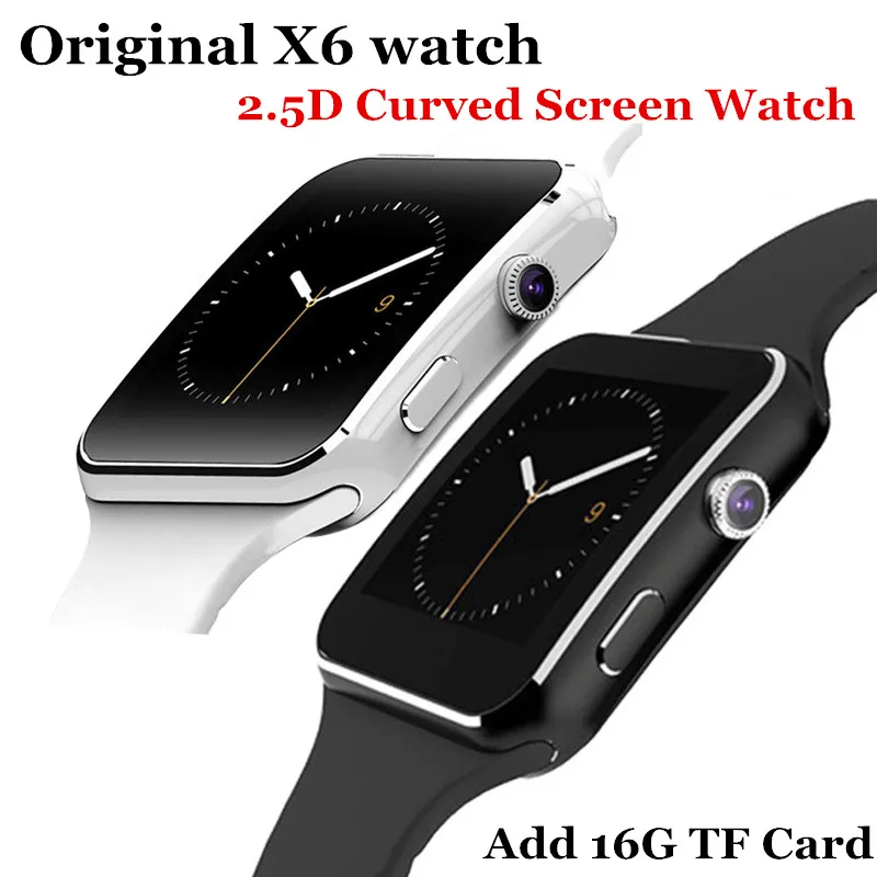 2016 New Bluetooth font b Smart b font font b Watch b font X6 Smartwatch sport