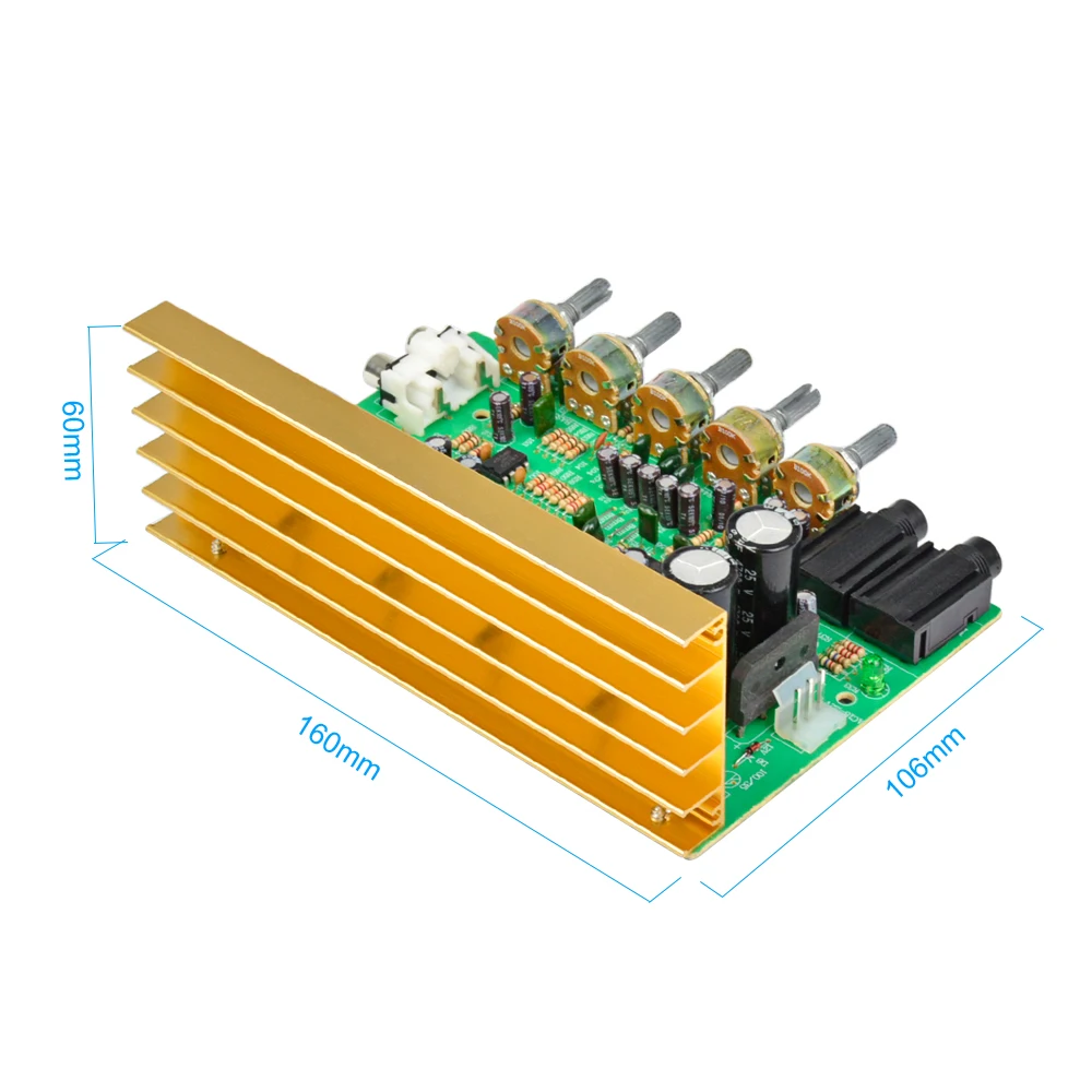 AIYIMA караоке аудио усилитель доска HIFI цифровой реверберации усилитель мощности 100 Вт аудио предусилитель заднего усиления с регулятором тона