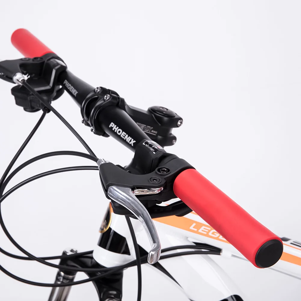 1 пара велосипед Велоспорт Шестерни ручки MTB велосипед ручка Силиконовая руль мягкие Сверхлегкий ручки против-занос, удар-поглощая велосипедная часть