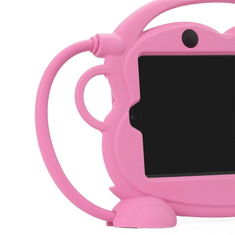 Детский удобный силиконовый чехол для переноски Kindle Fire 7 '' ударопрочный моющийся чехол для Kindle Fire 7 с крышкой автомобильный ремень