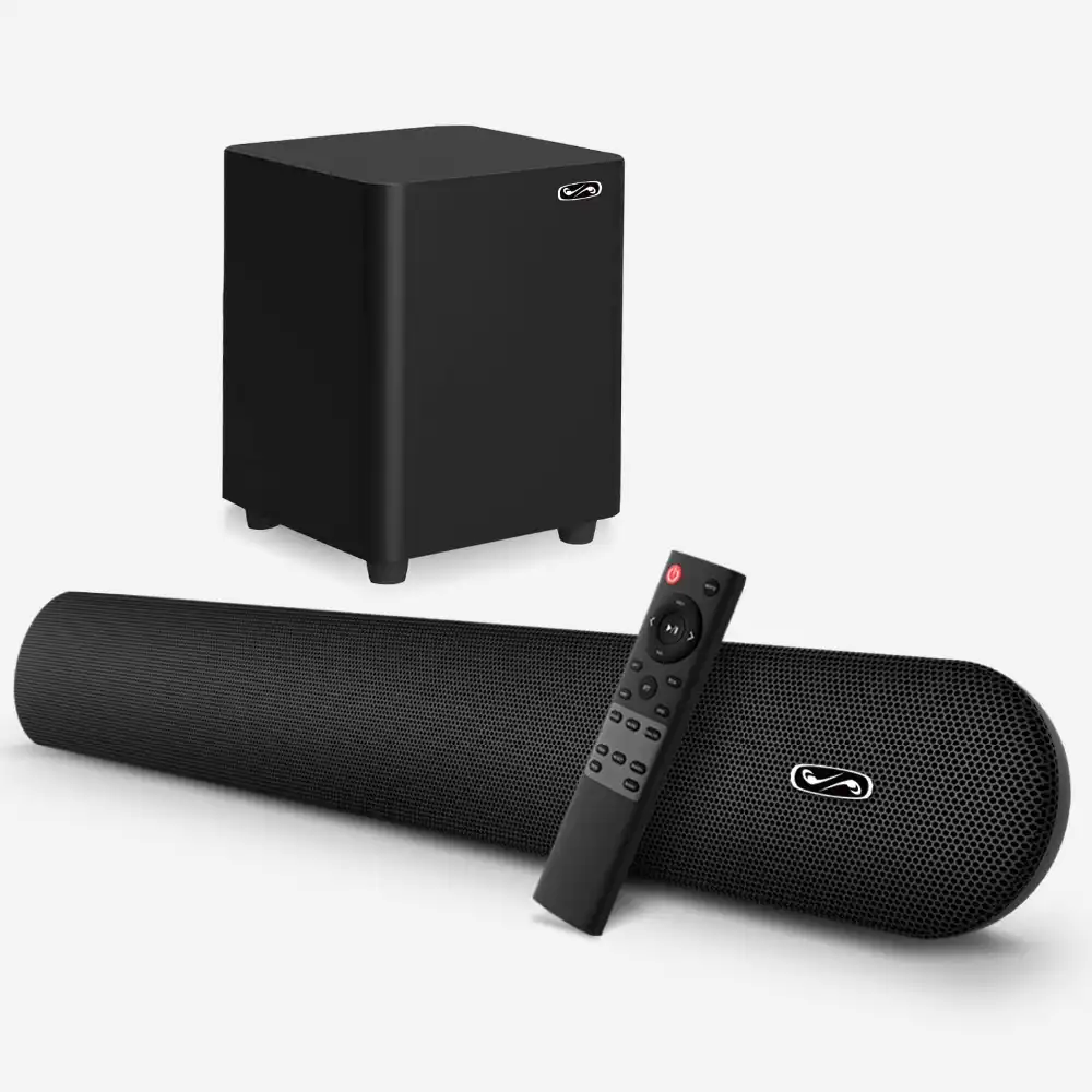 120W Home Theater Sound System Soundbar 2.1 TV Bluetooth Speaker