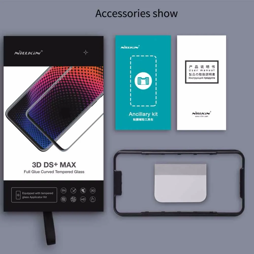 Nillkin para Huawei Cobertura de Tela de Vidro Protetor de Tela para Huawei ds + Max Companheiro Completa Temperado 20pro Vidro 20 Pro 3d 19 de Vidro Temperado Protetor de Tela para