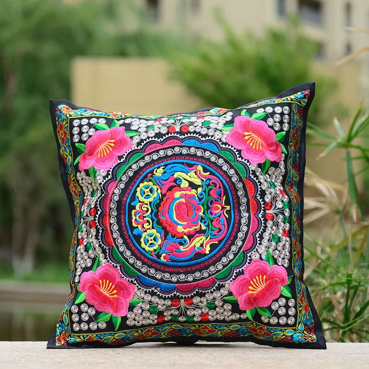 ONEICE الشعبية-مخصص التطريز المطرزة مكتب سيارة أريكة السرير كرسي وسادة غطاء حزام الغداء كسر سادات