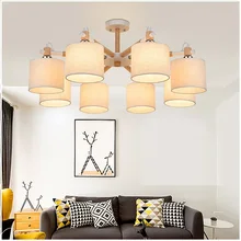 Modern LED Chandelier Lights Lamp For Living Room Lustre Chandeliers Lighting Pendant Hanging Ceiling Fixtures Modern wood Light ceiling lights mw light 696010708 lighting chandeliers lamp indoor suspension chandelier pendant