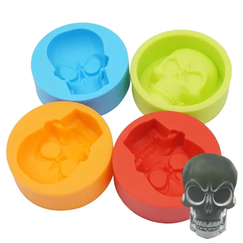 3D реалистичный череп голова силиконовая форма для тортов фондана Искусство