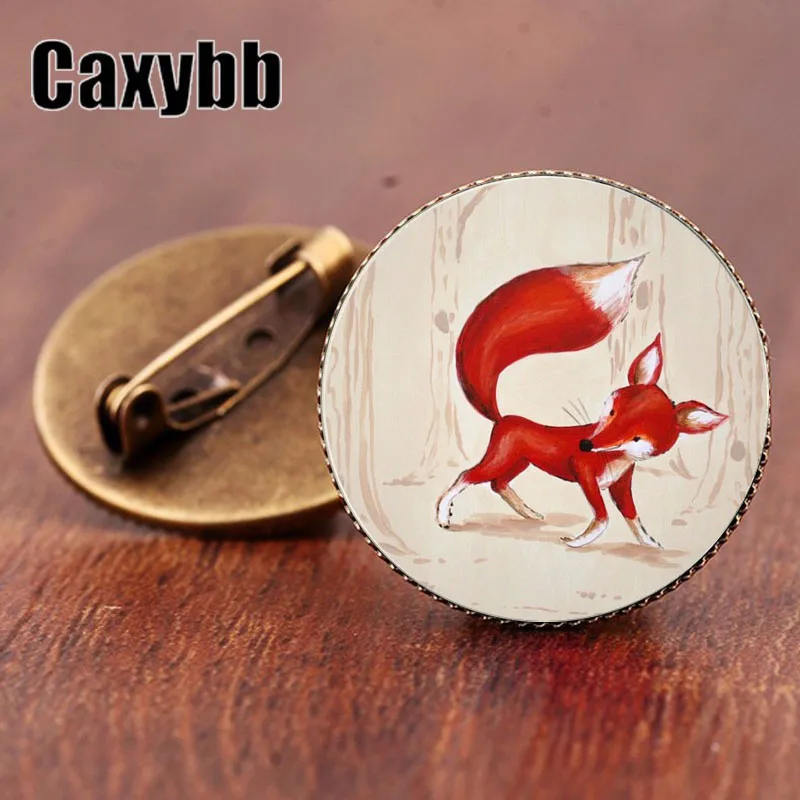 Gaxybb винтажная бижутерия высокое качество купольная брошь в стиле аниме Броши с