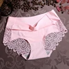 Women's Sexy Lace Panties Seamless Underwear Soft Comfortable Smooth Ice Silk Underpants Breathable Cotton Crotch Elastic Briefs ► Photo 1/6