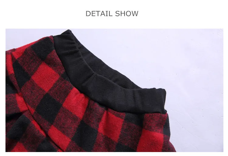 3-12 y girls winter leggings with skirt plaid warm legging girl kids cotton velvet fleece teen 10 12 children clothes On Sales (12)