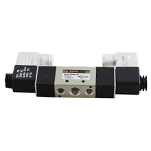 220 V двойной Электронный Управление пневматический клапан TG2522-08 воздушный клапан 5 Путь 2 Позиция G1/4"