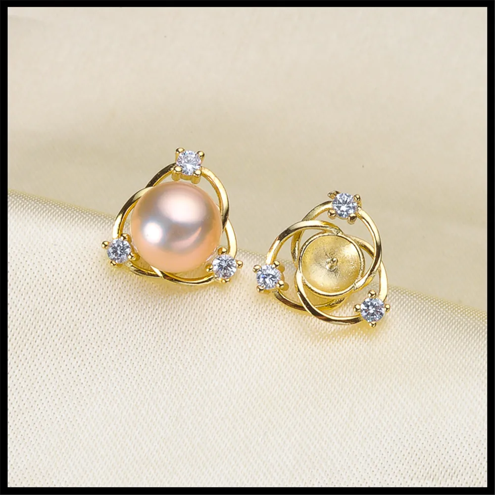 

Unique Design Hot Pearl Earrings Mountings, Drop Earrings Findings Settings Jewelry Parts Fittings Drop Earrings Accessories