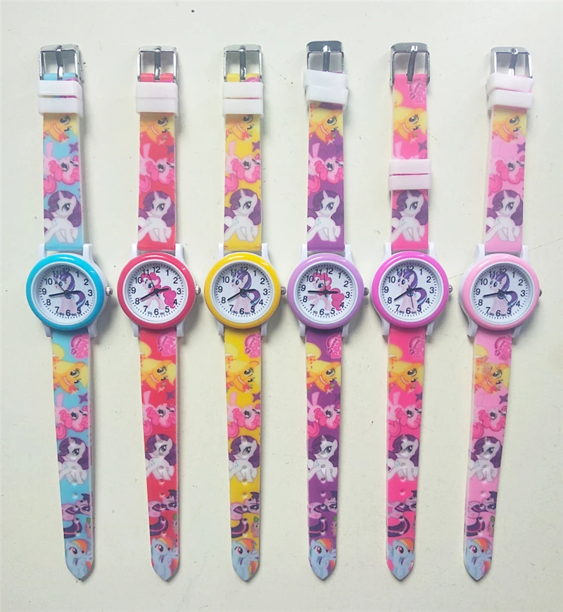 Unicorn Design Cartoon Fashion Pony Watch Children Girls Students Quartz Kids Watches for Party Gifts Relogio Kol Saati Clock