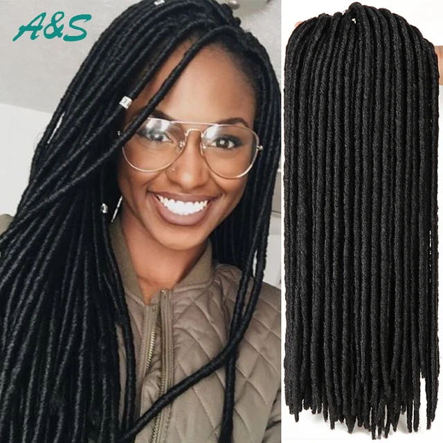 Long faux locs braiding hair dreadlock crochet braids havana mambo ...