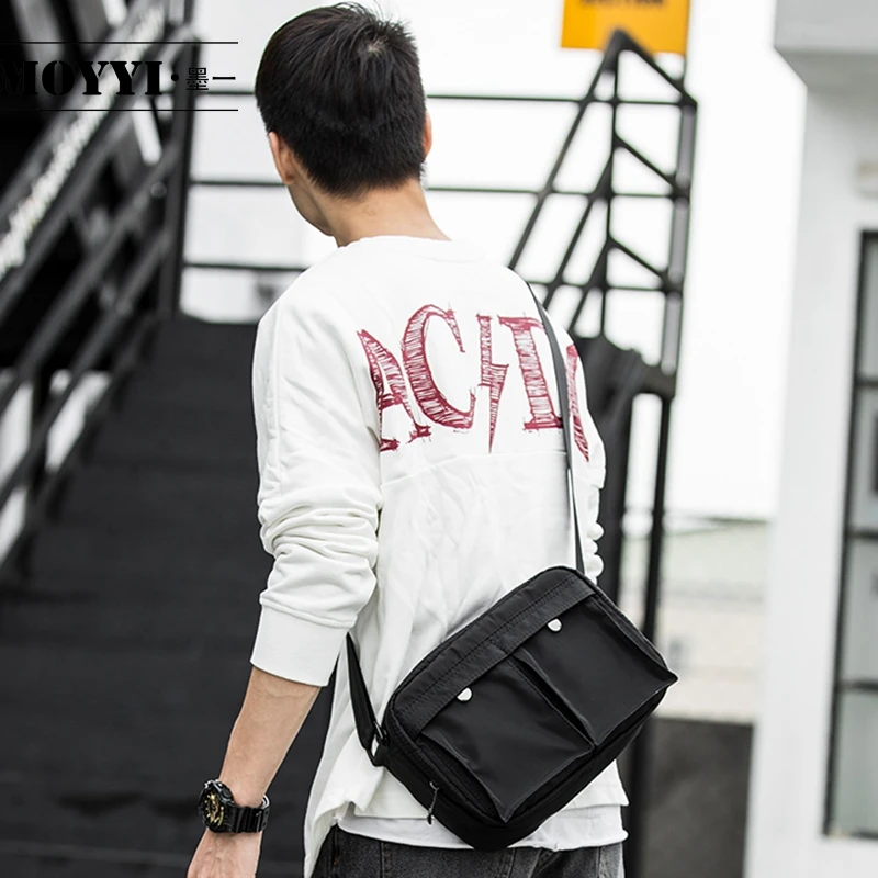 

MOYYI Male Shoulder Bags Crossbody Bags Men Anti Theft Chest Bag School Summer Short Trip Messengers Bag 2019 New Arrival