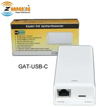 GAT-POE+ к usb type C PoE разветвитель питания 5 В, 9 В, 12 В, 15 в, 20 в использовать для Nest Cam IQ, Apple iPad Pro 12," Macbook и т. Д