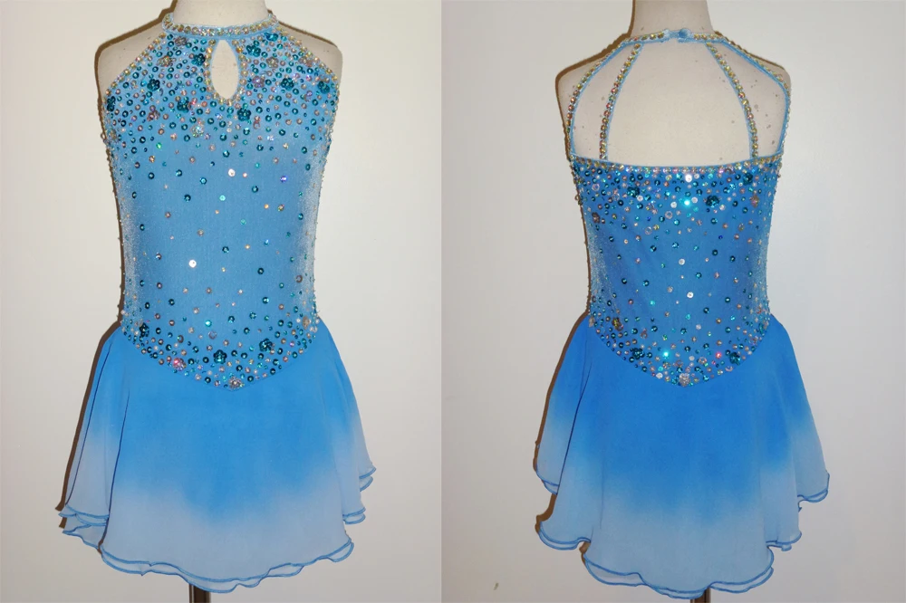Custom Ice Skating Dresses Graceful New Brand Figure Skating Dresses