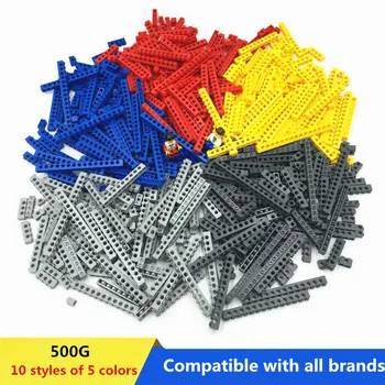 

Recommend Building Blocks Bricks Bulk 500g Technic Parts Technic Liftarm for Kids Toys Compatible With Legoes Technic Brick Sets