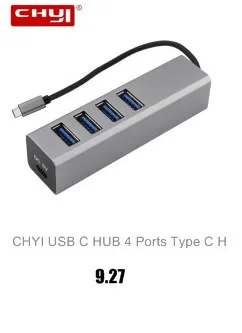 CHYI мульти 4 Порты и разъёмы USB концентратор 3,0 с 2.4A Мощность зарядки Порты и разъёмы USB разветвитель с Мощность Интерфейс для ПК Компьютерные