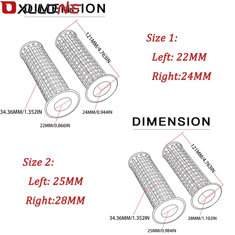 Резиновые ручки для мотоциклов SUZUKI RM85L RMX450Z 250SB DRZ 400S 400SM 250R GSR 600|Ручки мотоциклов| |