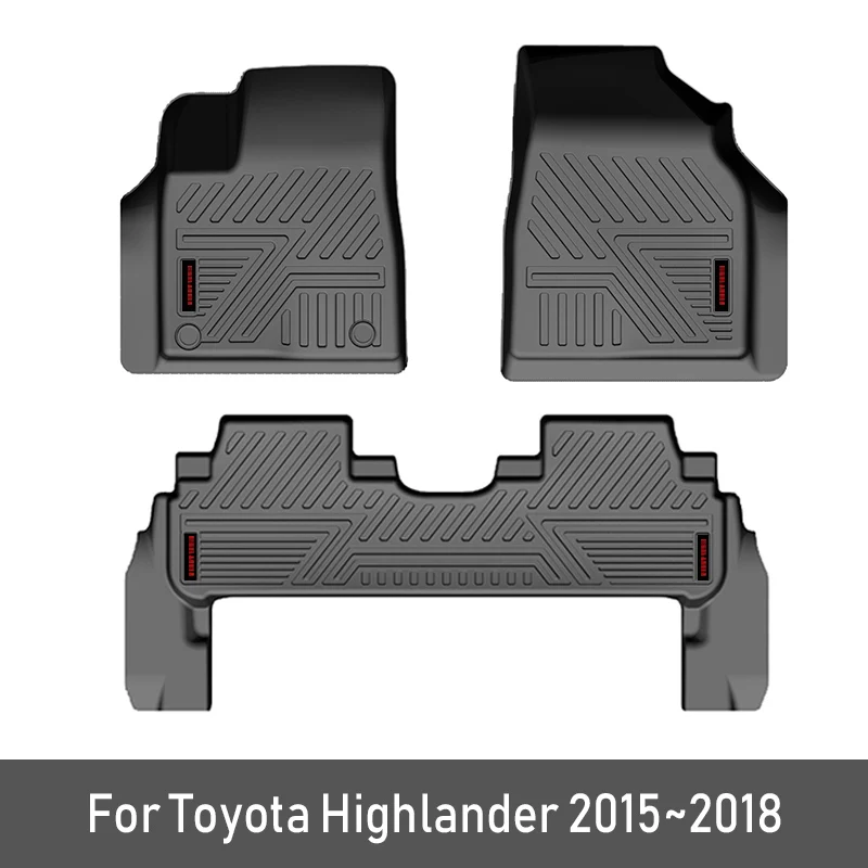 Новинка, TPE, Заказные автомобильные коврики для Toyota Highlander,,,, накладки для ног, Автомобильный Ковер, аксессуары для укладки