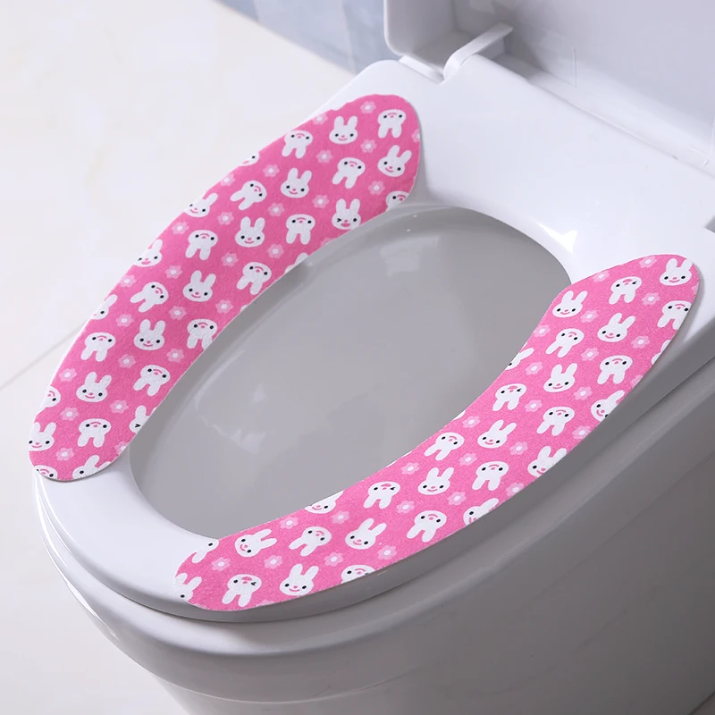 

Hot Sale Comfortable Velvet Coral Bathroom Toilet Seat Cover Washable Closestool Standard Pumpkin Pattern Soft Cushion