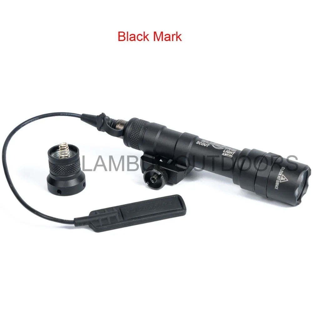 Arma de Luz Lúmen Tático Scout Luz Lanterna Airsoft Caça Keymod Ferroviário Montar Pistola M600 Arma 400 sf M600b 3 Cheap Luzes de armas