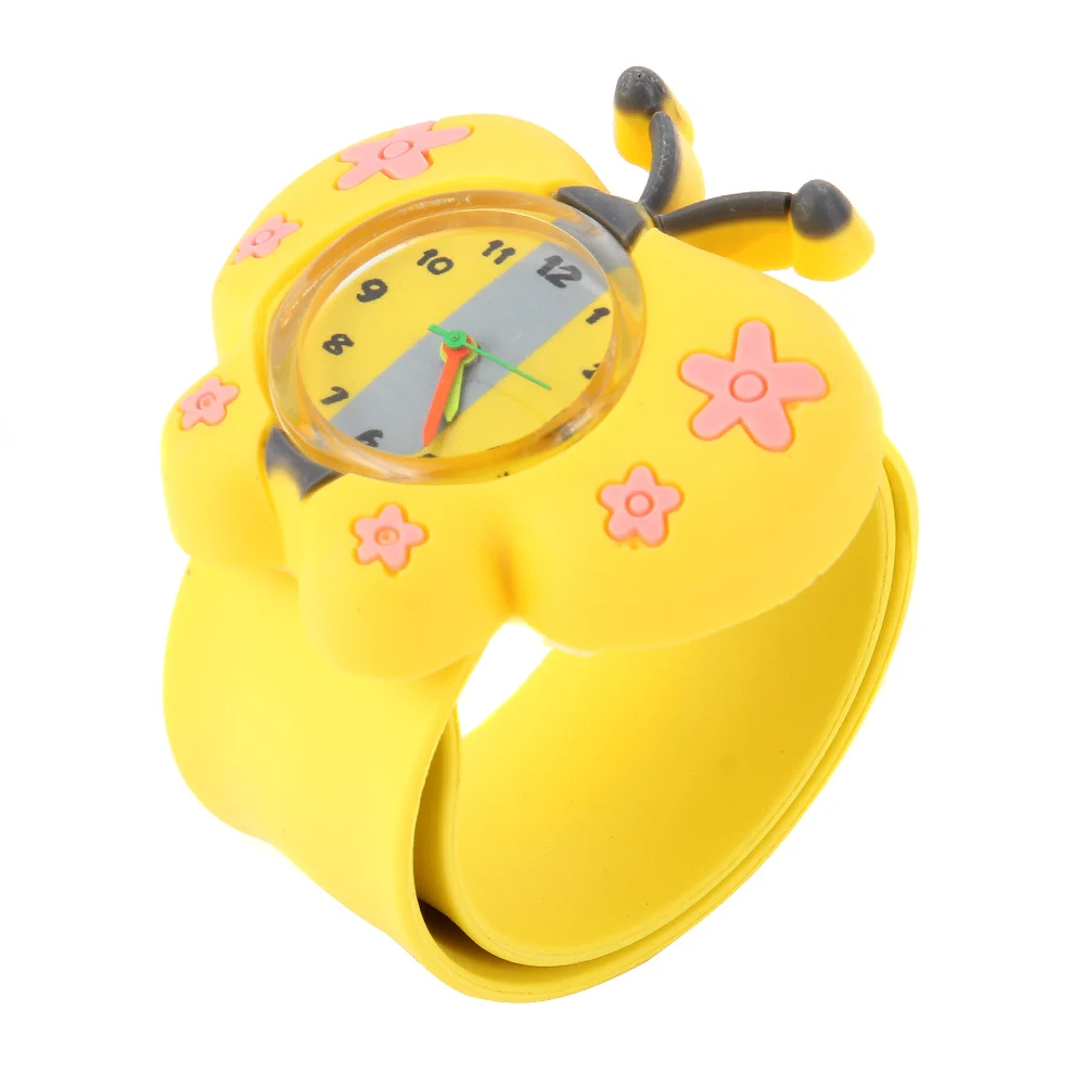 Цифровые часы Симпатичные бабочки часы Детские es для детей желтый LXH