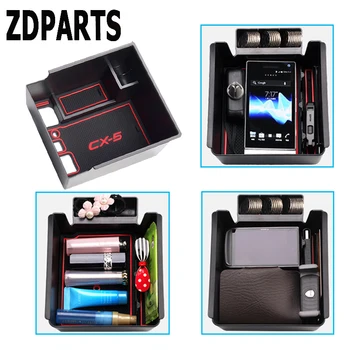

ZDPARTS 1set Car Center Console Armrest Storage Box Covers For Mazda 3 6 CX-5 CX-4 Axela Atenza CX5 2017 2018 Accessories