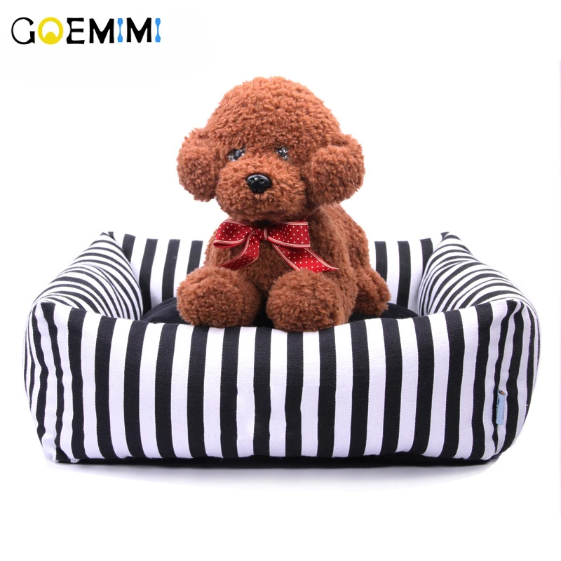 

New Arrival Pet Dog Striped Bed Comfortable Warm House For Puppy Cat cama para cachorro legowisko dla psa Pet Bed