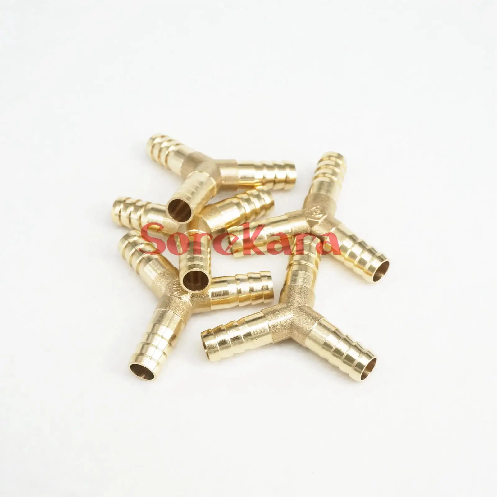 Латунный соединитель для шланга 2 Y 8 мм 3 способа|connector fittings|hose barbbrass coupler |