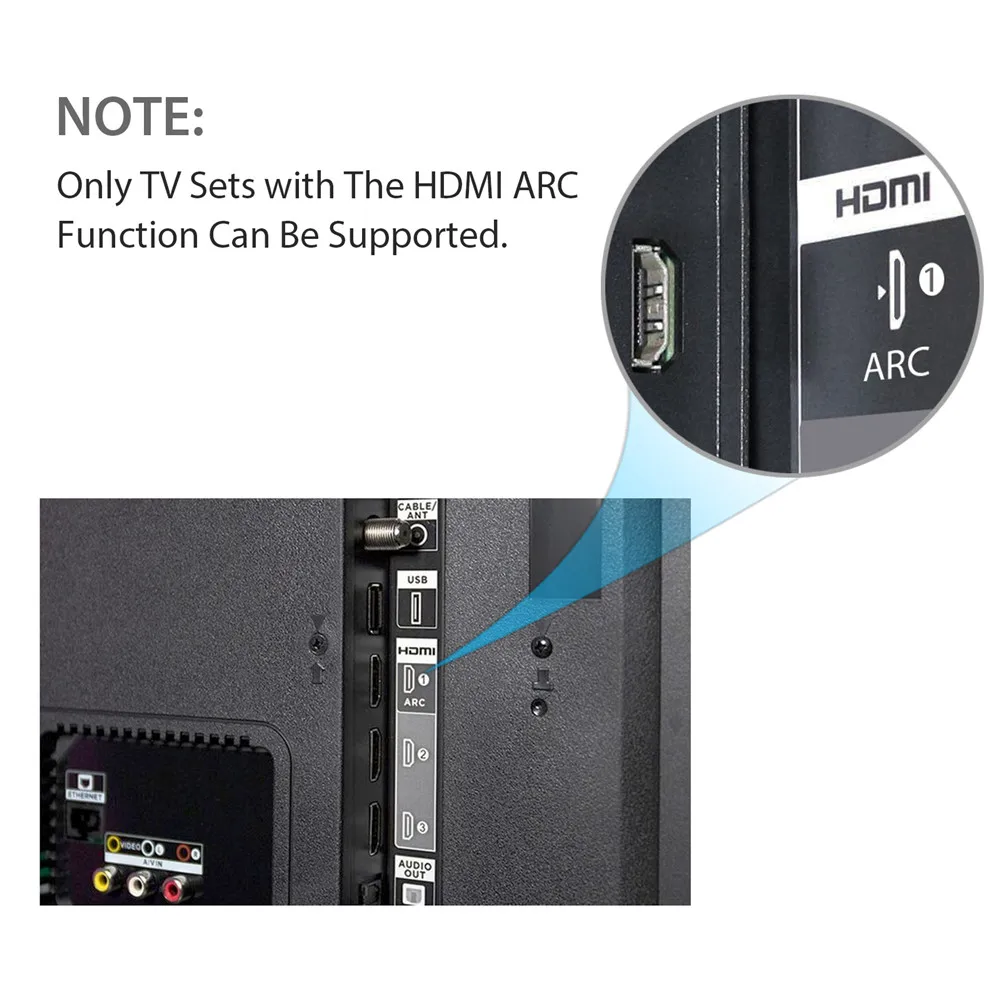 PROZOR Converter HDMI Audio Adapter DAC ARC L R Coaxial SPDIF Jack Extractor Return Channel 3 5mm Headphone for TV