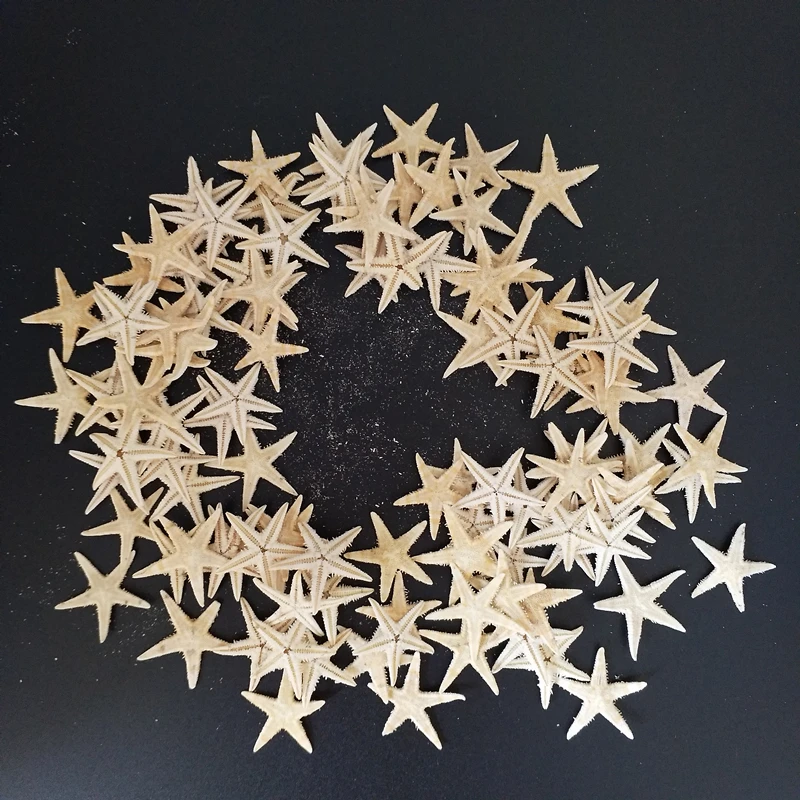 Размер морских ракушек: 1,8-3 см, 100 шт, мини-Морская звезда, ремесло, украшение, природные морские звезды, сделай сам, пляжный домик, Свадебный декор, ремесла, свадьба