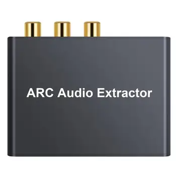 

ARC 192KHz Audio Adapter HDMI Audio Extractor 3.5mm Jack Output Digital to Analog Converter DAC SPDIF Coaxial RCA