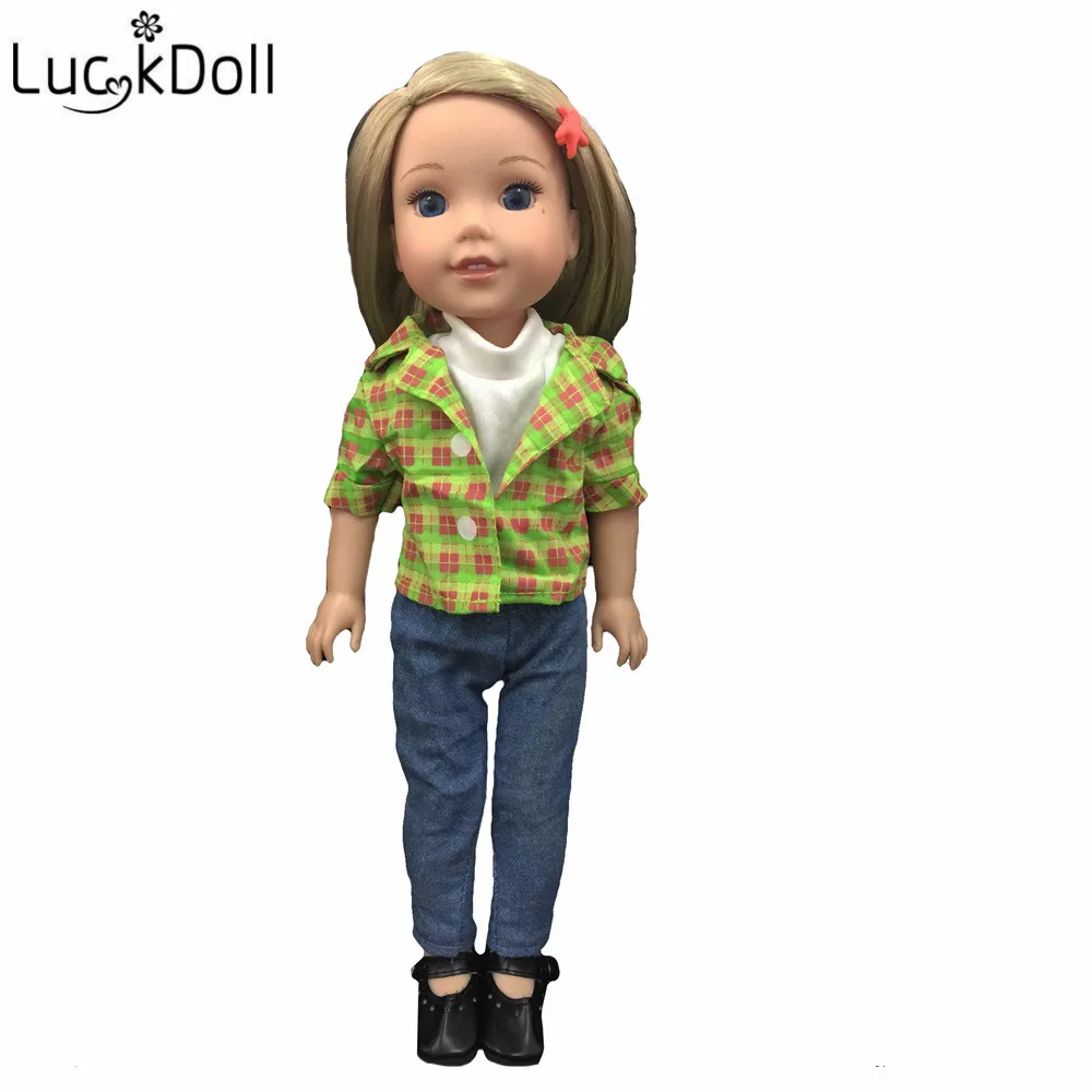 Luckydoll новая кукла одежда аксессуары юбка подходит для 14,5 дюймов Американская женская кукла игрушка детский лучший праздничный подарок - Цвет: m5