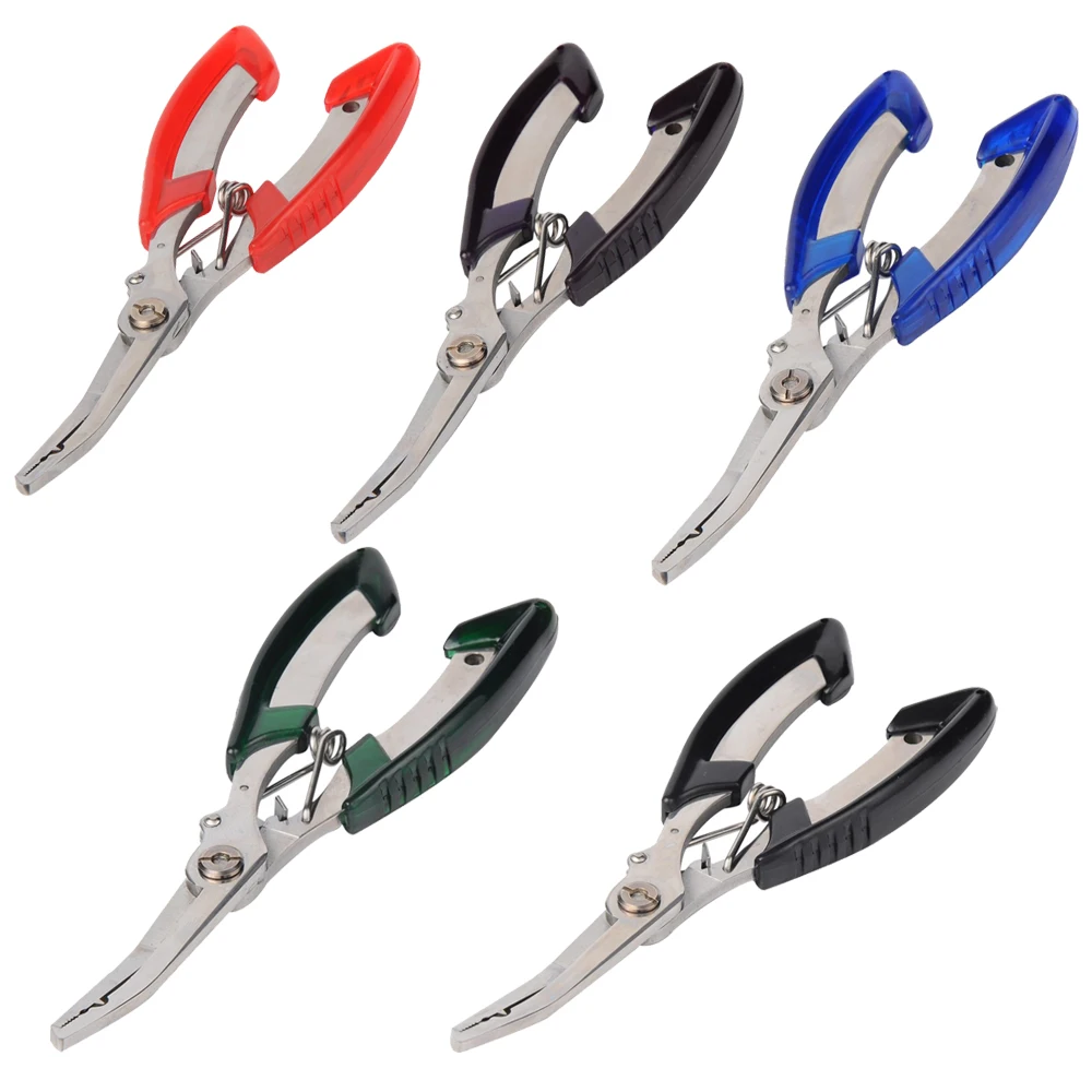 1pcs Stainless Steel Fishing Piler Fishing Use Scissors Colorful Hook