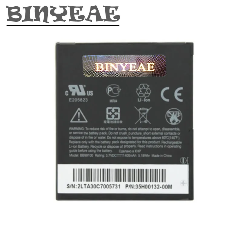 

BINYEAE BB99100 Battery For HTC For Google G5 G7 Nexus One Dragon Desire T9188 A8181 Cellphone Bateria Batteries