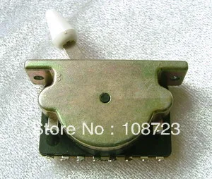 

5 Way Pickup Lever Switch Deluxe for ST White Cap