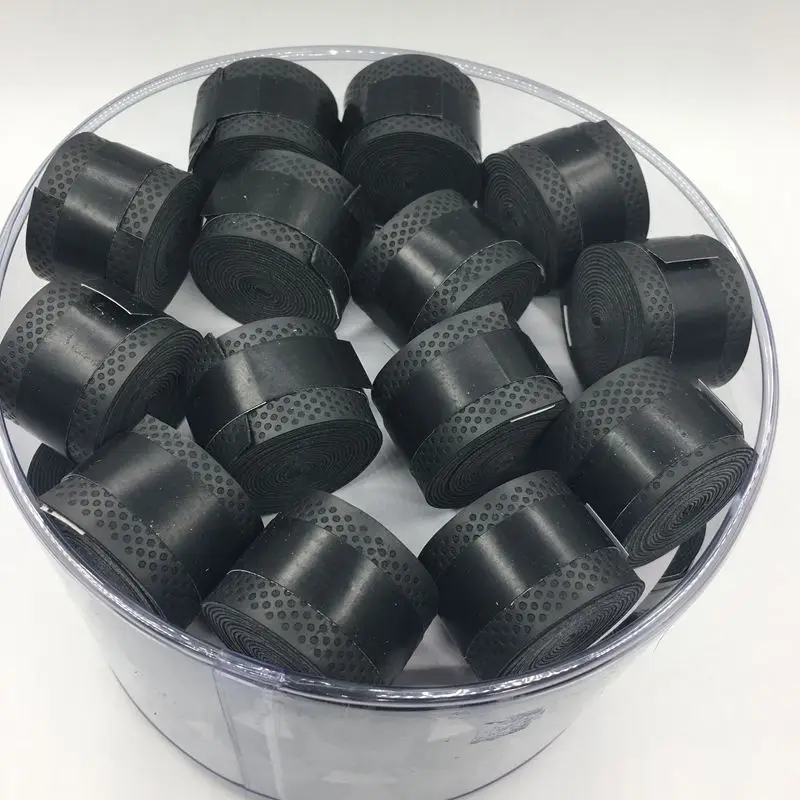 10 قطع ZARSIA الجاف يشعر نقطة الضغط مضرب بدمنتون على قبضة ، تنس overgrips (أسود)