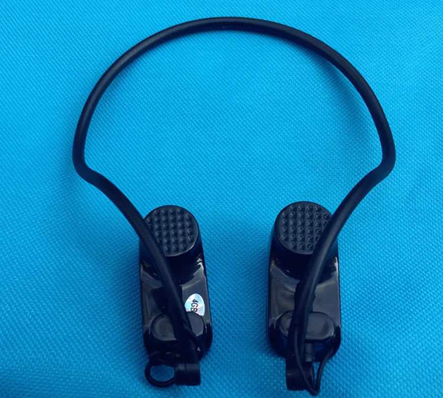 

4GB Waterproof Swimming Headphone Adjustable Angle HiFi Loss-free bone conduction Protect ear drum music Mp3-player
