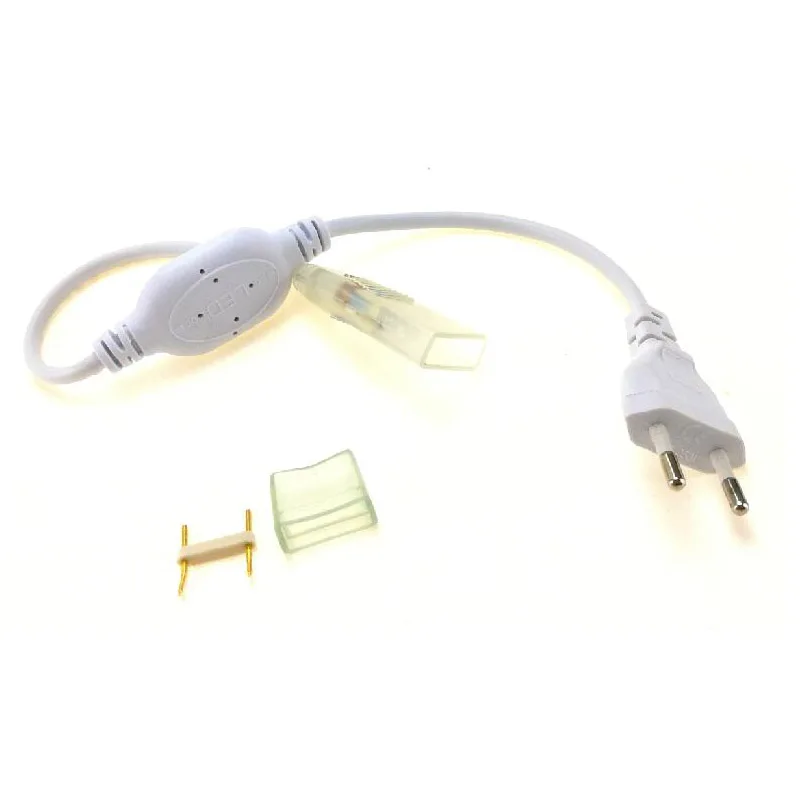 220 V 2 pin Мощность Шнур адаптер для 5050 60L/м Светодиодные ленты светильник трубки Lampara