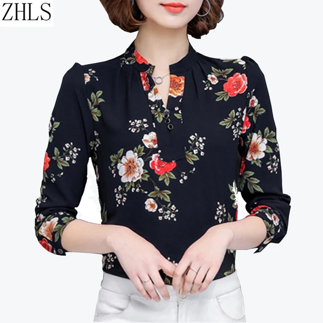 Blusas con estampado floral
